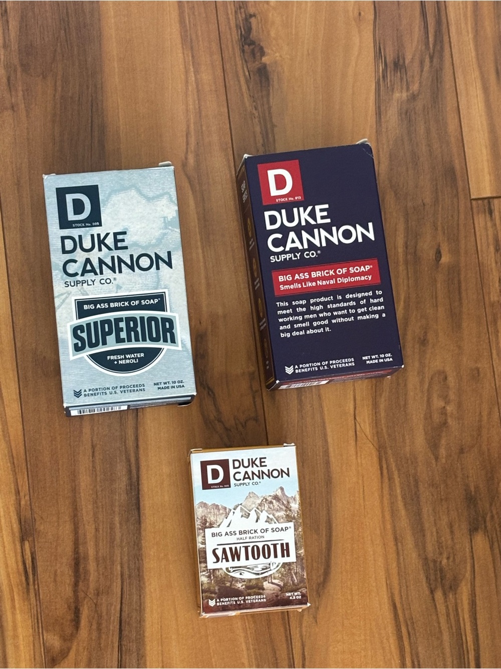 3 Duke Cannon Supply Co. Men’s brick of soap body bar